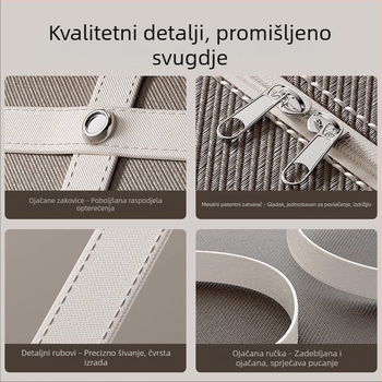 Torbe za preseljenje i skladištenje odjeće, ekstra veliki kapacitet, netkane tkanine, putni organizatori, tkanina s uzorkom kože zmije