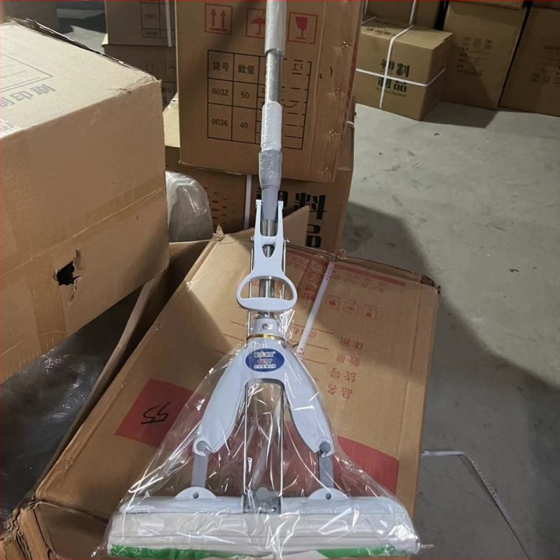 Neng's Lidong kućni mop, glava 28 cm, teleskopski, mokro i suho čišćenje, ljepila pamuk vlakna