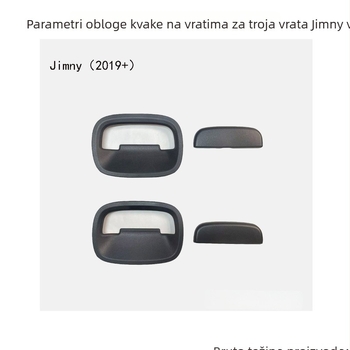 Suzuki Jimny 2019–2025 Naljepnica za kvaku vrata, vanjski dio vrata, zaštita od ogrebotina, dekorativna modifikacija