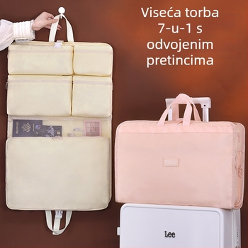 Sedam u jednom putna torba za pohranu s pregradama za odjeću i donje rublje