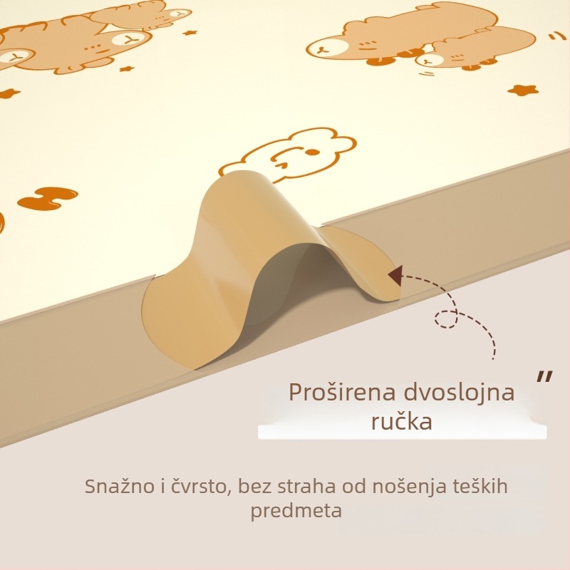 Kućne vreće za smeće s vrpcom, otporne na kidanje, debelih, s ručkom za nošenje, kuhinjske plastične vreće