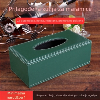 Kožna kutija za maramice – kućni luksuz, organizator na stolu, mogućnost otiska logotipa