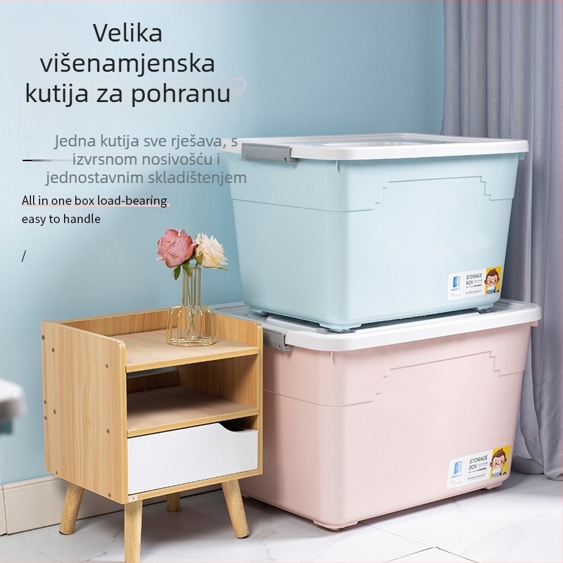 Plastična velika kutija za odlaganje odjeće, automobilni organizator i kutija za igračake