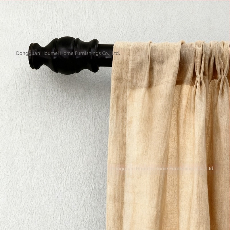 Drveni dekorativni završetak zavjesne šipke, rimski stil, klasičan dizajn