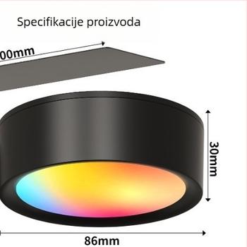 RGB LED magnetska zidna svjetiljka za umjetničke prikaze i stvaranje atmosfere