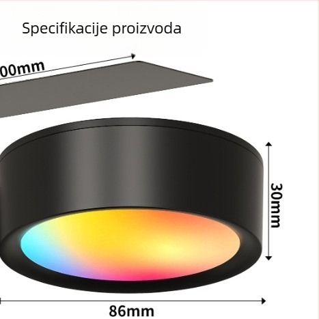 RGB LED magnetska zidna svjetiljka za umjetničke prikaze i stvaranje atmosfere
