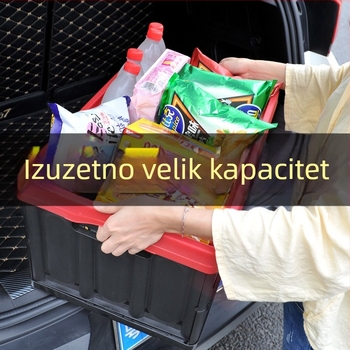 Kutija za pohranu u prtljažniku automobila, sklopivi organizator, plastična kutija za unutarnje skladištenje