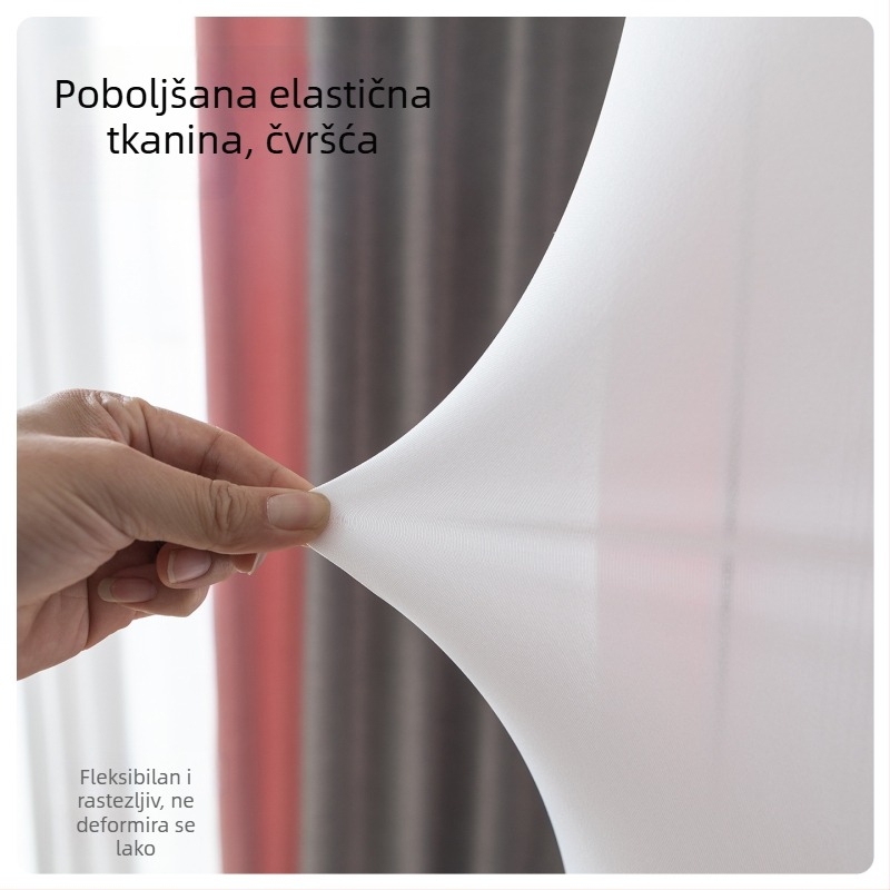 Dvostrano ispisana navlaka za uzglavlje kreveta, puna pokrivenost, otporna na prašinu, svečana jarka crvena, novi stil, jednostavan i elegantan dizajn.