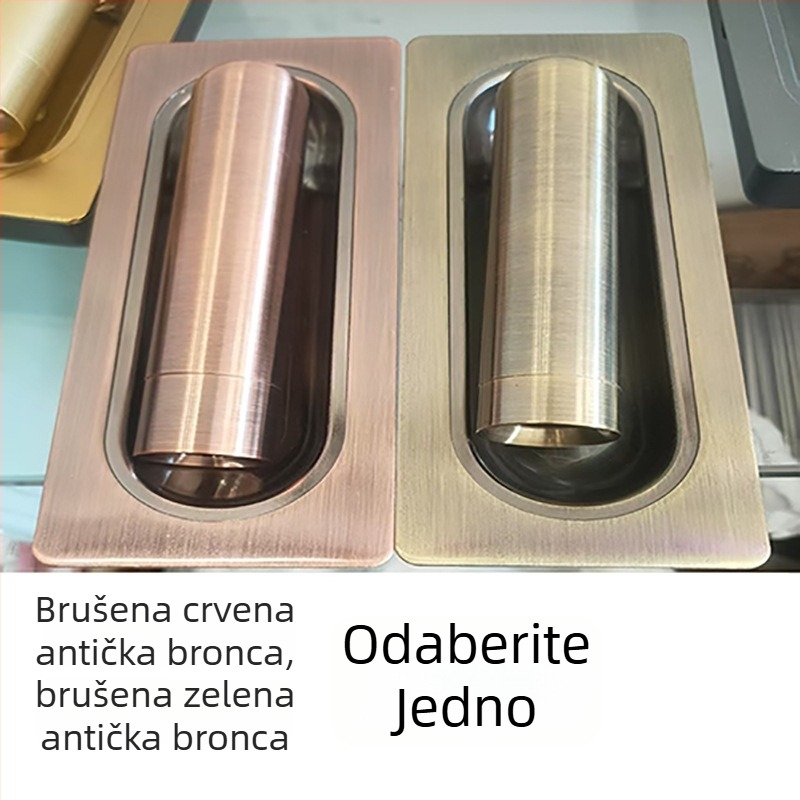 LED ugrađena zidna svjetiljka s magnetskim prekidačem, rotirajuće noćno čitanje uz krevet, hotelskog stila