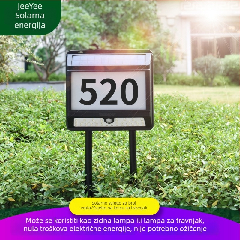 Vanjska LED zidna svjetiljka za vrata vile