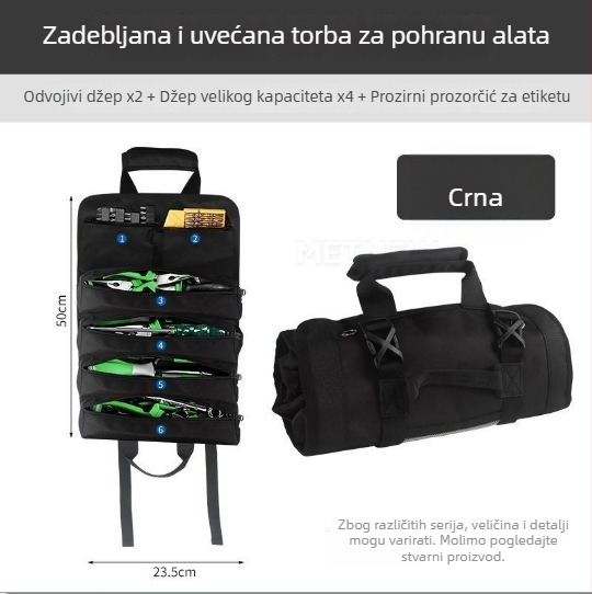 Teška torba za alat, rolna torba za električare, automobilna viseća torba za alat