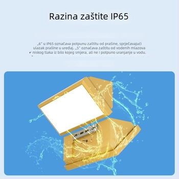 Trokutasta vanjska zidna svjetiljka s 3CCT, vodootporno vanjsko svjetlo za dvorište, terasu i vrt