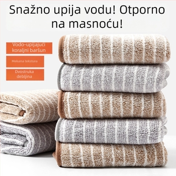 Mikrovlakna krpa za suđe bez dlačica, upijajuća, jednostavna za čišćenje, kuhinjska mala krpa s kukom za vješanje