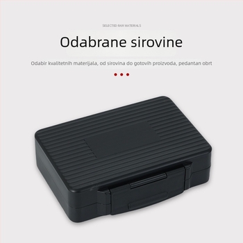 PP plastična kutija za alate i pohranu elektroničkih komponenti, ojačana i prijenosna, serija 401