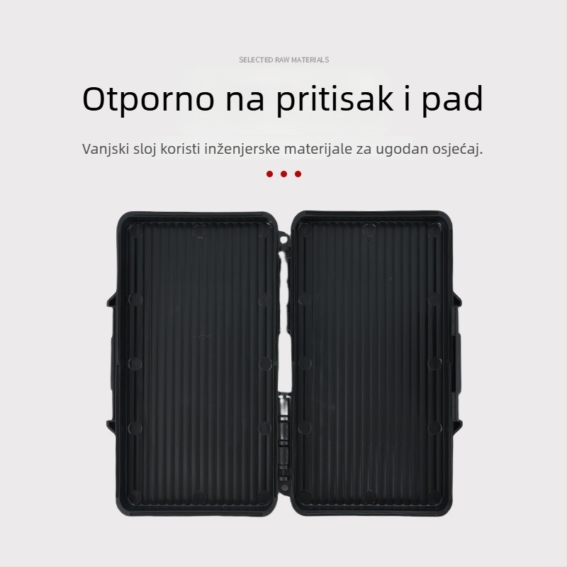 PP plastična kutija za alate i pohranu elektroničkih komponenti, ojačana i prijenosna, serija 401