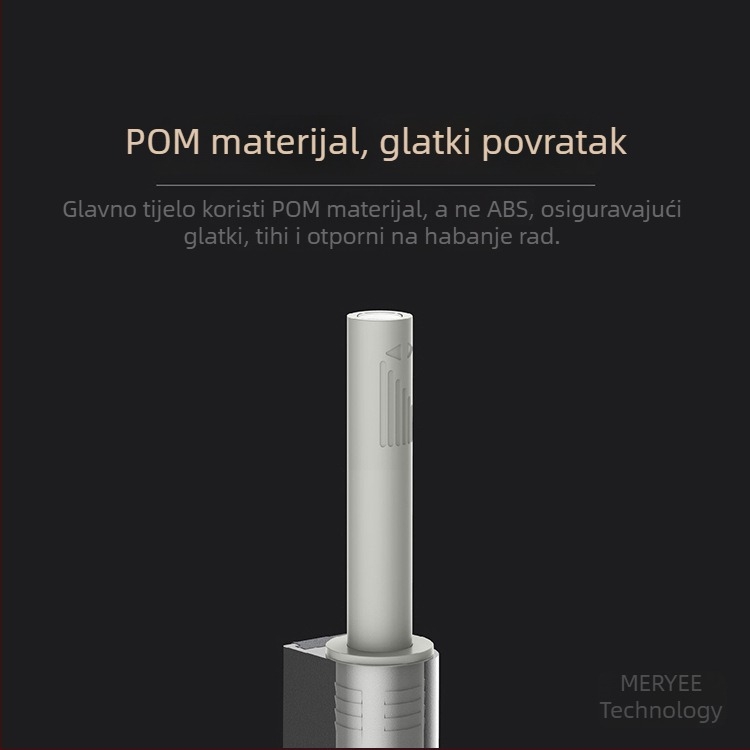 Skriveni mehanizam za vrata ormarića od aluminijske legure sa magnetskim potiskom