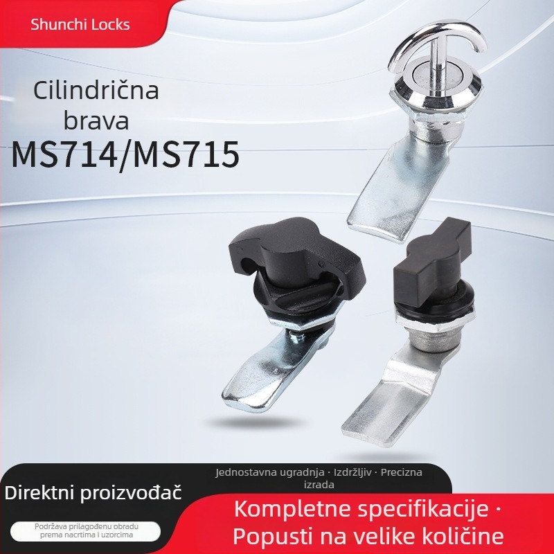 MS714-2 cilindrična ključavnica s jezičkom; MS714-3 mehanička ključavnica za vrata; MS715 ključavnice za ormariće