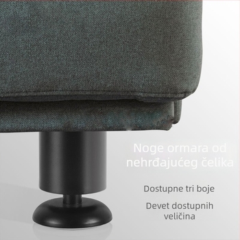 Nehrđajući čelični nožni dijelovi namještaja za sofu, ormar, TV komodu, stolić za kavu, krevet i stol – podesiva visina