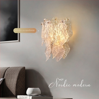 Stenska lampa za spavaću sobu i hodnik, noćna svjetiljka uz krevet, stenska lampa za televizor, unutarnje osvjetljenje u francuskom stilu