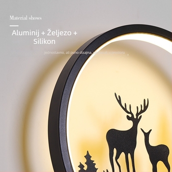 Zidna svjetiljka za spavaću sobu i dnevni boravak, moderni minimalistički LED osvjetljenje za hodnik i stepenice, zidna lampa 055L