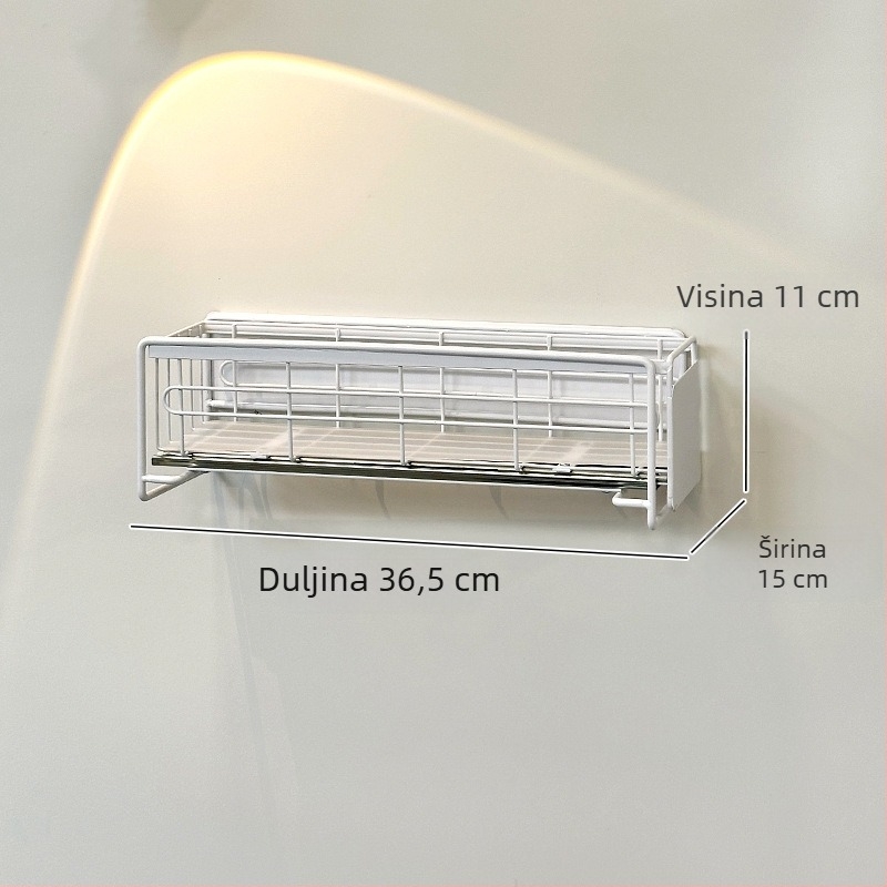 Bočna polica za pohranu u hladnjaku, magnetska, na zid, izvučna, višeslojni organizator za boce sojinog umaka, octa i začina.
