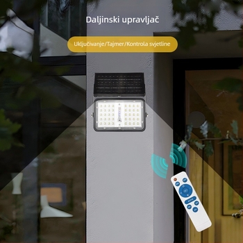 Vanjska vodootporna zidna lampa za dvorište i balkon sa zakrivljenom projekcijom svjetla