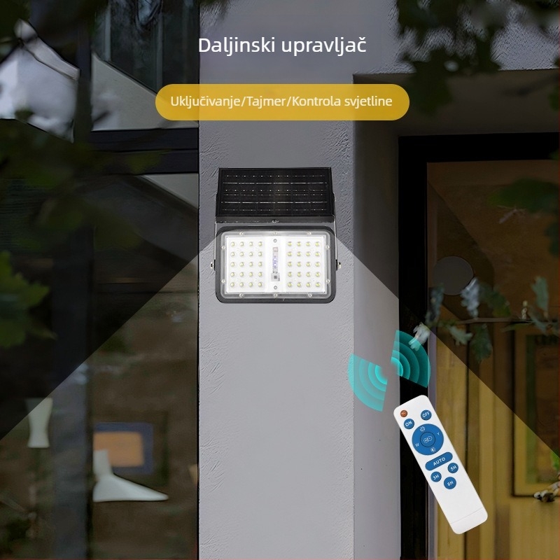 Vanjska vodootporna zidna lampa za dvorište i balkon sa zakrivljenom projekcijom svjetla