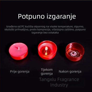 Ghee maslaca lampa, 28 svijeća, 234 sata sagorijevanja, biljna darovna lampa, šalice oblika, bezdimna svijeća za budističke ponude