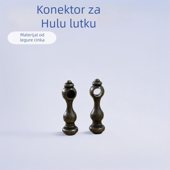 Konektor za vinsku ormar u obliku tikve, zeleno-brončani završetak, 6 mm, cinkova legura