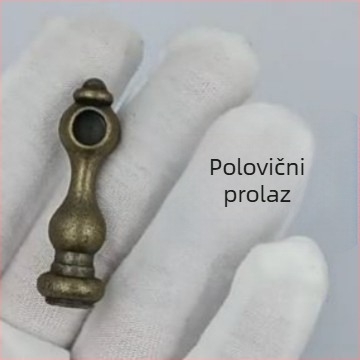 Konektor za vinsku ormar u obliku tikve, zeleno-brončani završetak, 6 mm, cinkova legura