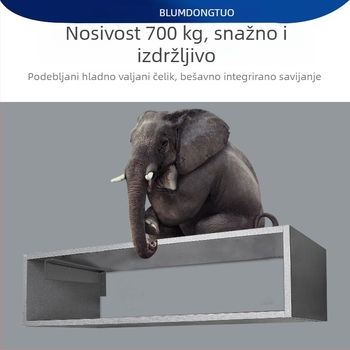 L-oblik teški zidni nosač za viseće ormariće i plivajući TV ormarić