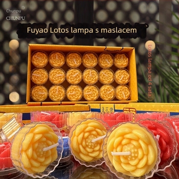 Fuyao lampa od lotosovog maslaca za Budu, 4 sata, bez dima