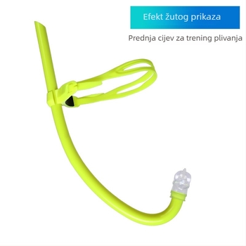 Prednji snorkelj za slobodno ronjenje, potpuno silikonova cijev za disanje, oprema za ronjenje