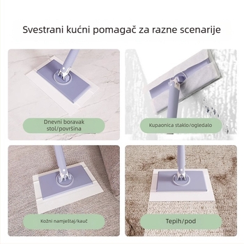 2025 Novi automatski mop s klipom za tkaninu, lakše čišćenje kod kuće, bez ručnog pranja, mikrovlaknasta podloga