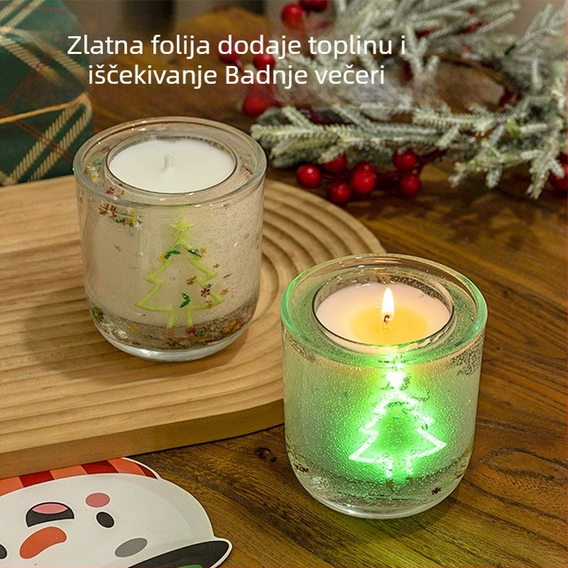 LED svijeća sa senzorom svjetla za hotelsku spavaću sobu – romantična božićna svjetlost