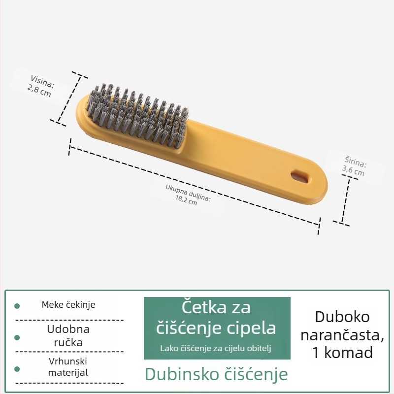 Nova četka za cipele s mekanim dlačicama, slatka macaron boja, četka za čišćenje odjeće i šešira za kućnu uporabu