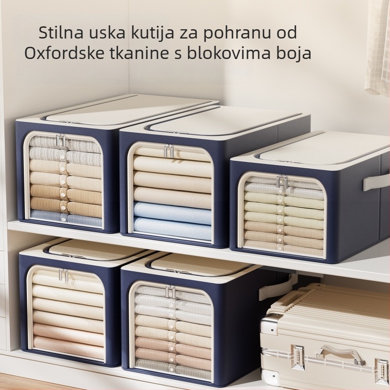 Sklopiva kutija za odjeću od tkanine, organizator garderobe, višenamjenska kutija za pohranu