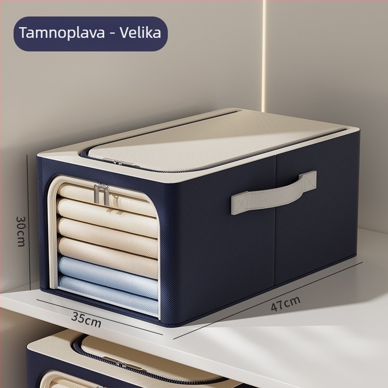 Sklopiva kutija za odjeću od tkanine, organizator garderobe, višenamjenska kutija za pohranu