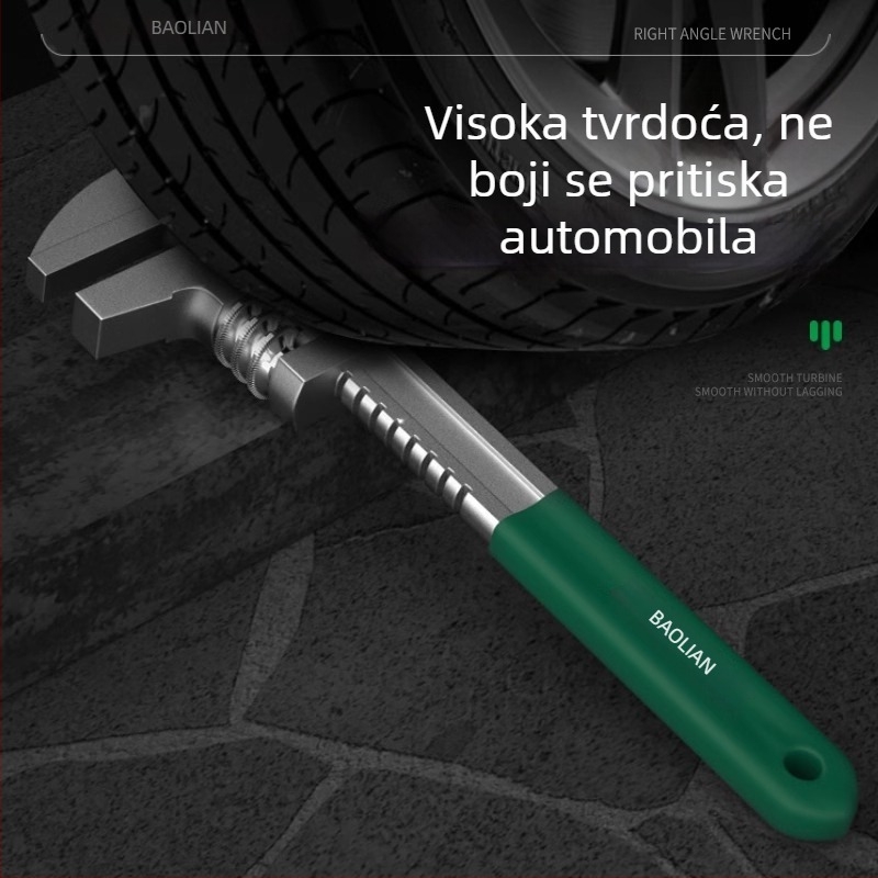 Baolian podesivi kliješt, višenamjenski pomični čeljusti, pravokutni kut tipa F, univerzalni veliki otvor za cijevi, kupaonske kliješta
