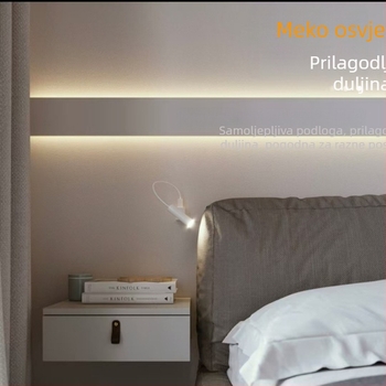 LED linijski LED trak 2835, 120 LED, visoka svjetlina, bez tamnih mrlja, niski pad svjetla, 12V LED trak za ogledalo
