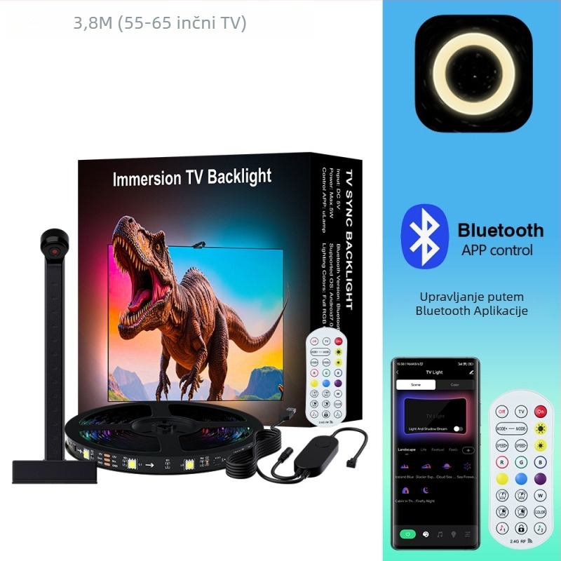 USB LED traka za televizor s sinhronizacijom boja zaslona, atmosferkim osvjetljenjem i pametnim upravljanjem