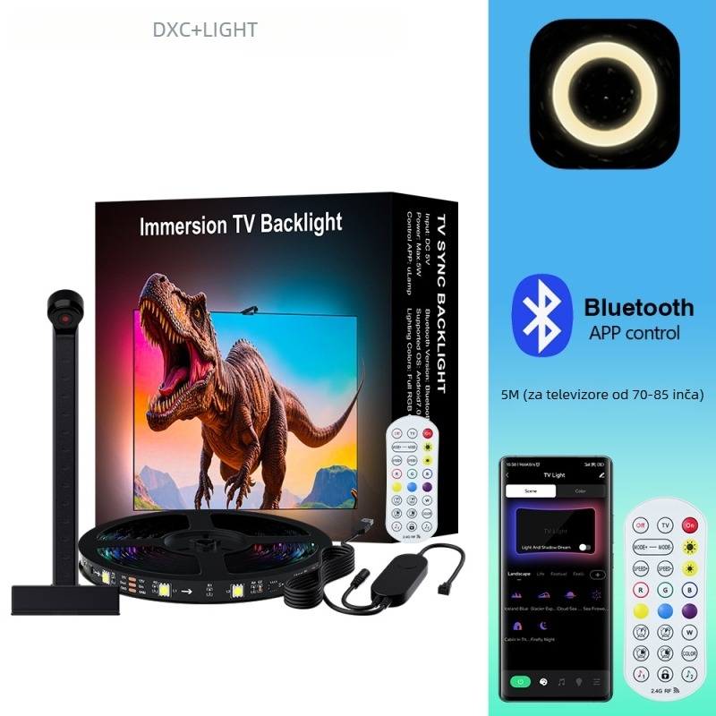 USB LED traka za televizor s sinhronizacijom boja zaslona, atmosferkim osvjetljenjem i pametnim upravljanjem