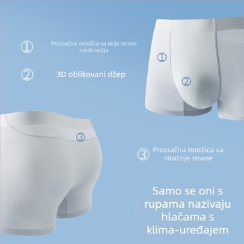 Muške bokserice od modalne tkanine, iznimno mekane i prozračne