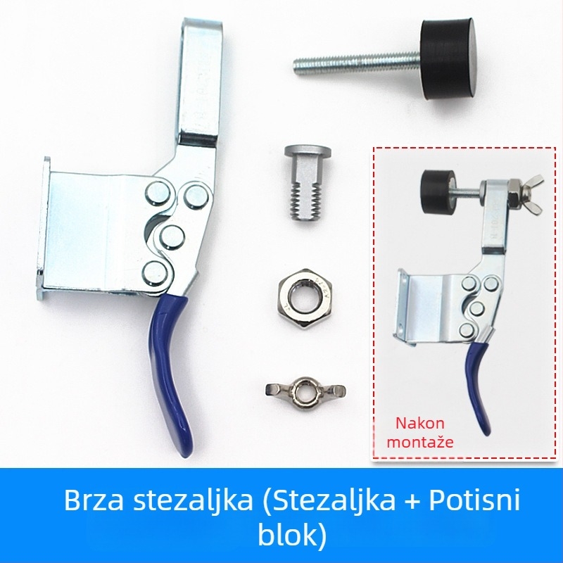 3-dijelni komplet za lociranje rupa za ugradnju ručica na ormare i ladice, alat za obradu drva, aluminijska legura