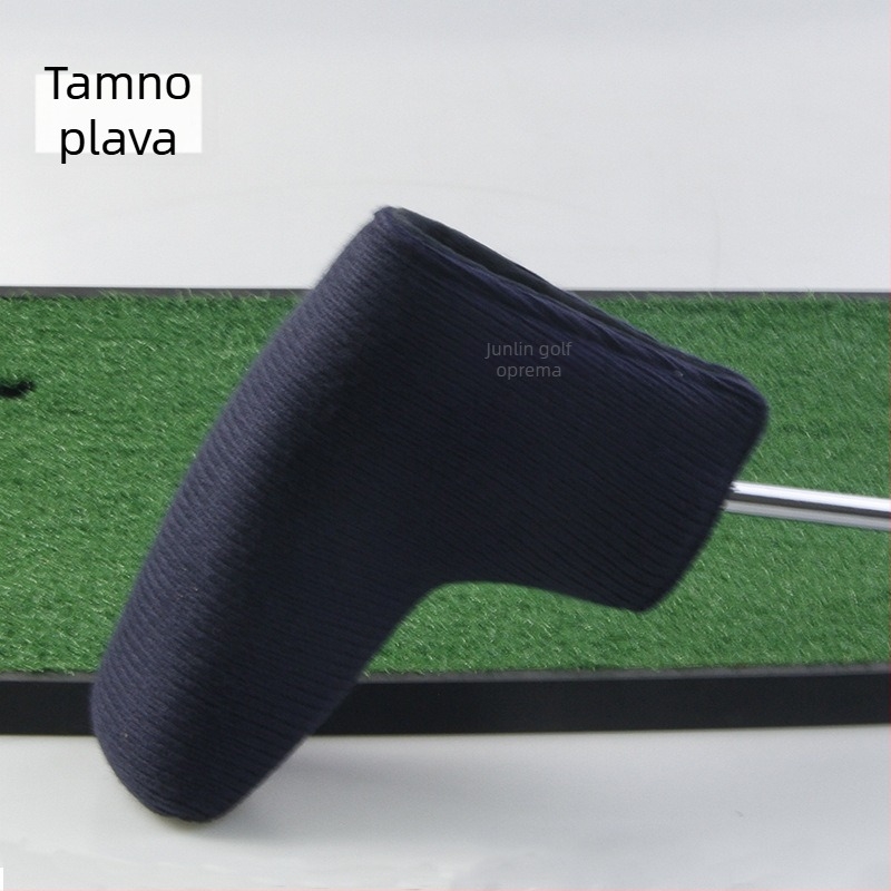 Navlaka za glavu golf-puttera s karikaturnim dizajnom, pletena vuna, dostupna u pet boja