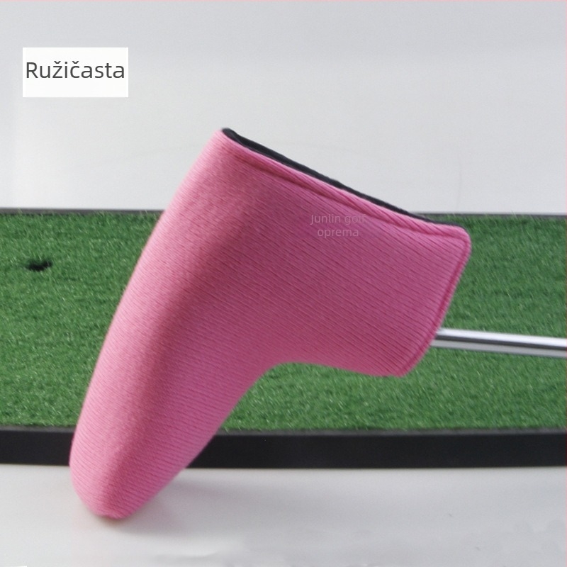 Navlaka za glavu golf-puttera s karikaturnim dizajnom, pletena vuna, dostupna u pet boja