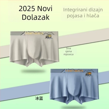 Nove muške bezšivne bokserice od prozračnog modalnog materijala, udoban srednji pojas