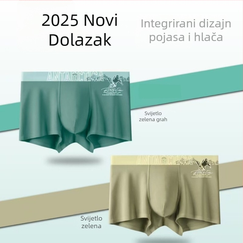 Nove muške bezšivne bokserice od prozračnog modalnog materijala, udoban srednji pojas