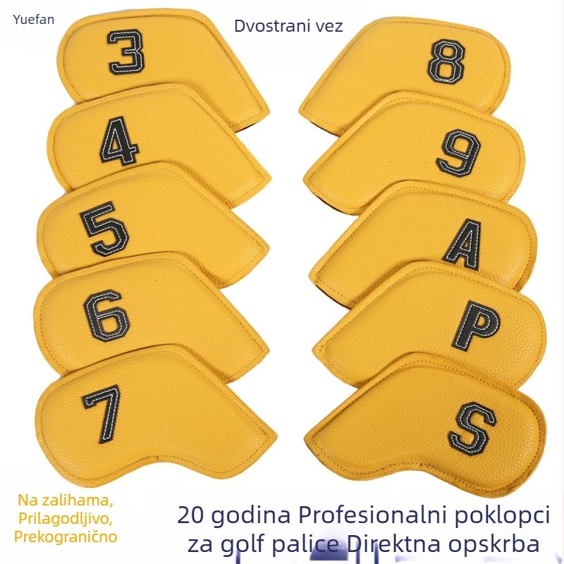 PU kožna navlaka za glavu golf kluba broj 7