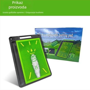 Golf podloga za vježbanje s dizajnom putanje i šljokicama
